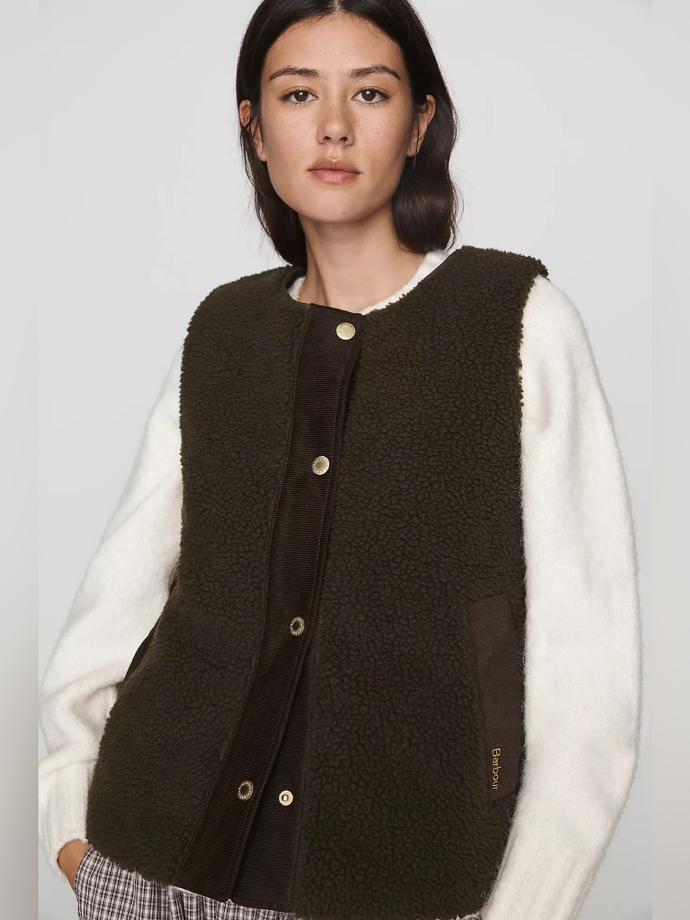 NWT Barbour Dulsie Fleece Liner Vest - sz 8
